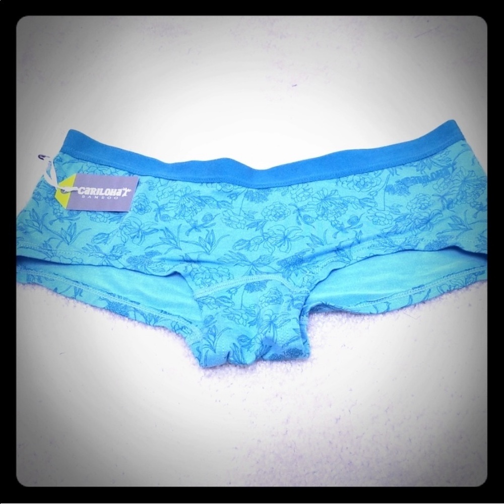 NWT Cariloha Floral Boyshort Underwear
